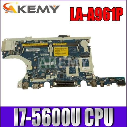 CN-0Y15C1 0Y15C1 Y15C1 For DELL Latitude E7450 Laptop Motherboard ZBU11 LA-A961P SR23V I7-5600U CPU