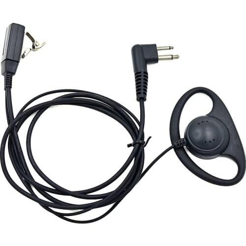 10pcs XQF Ear Hook Earpiece Headset Mic PTT for Motorola Portable Radio GP300 CP040 CP180 GP88S EP450 CLS1410 Walkie Talkie