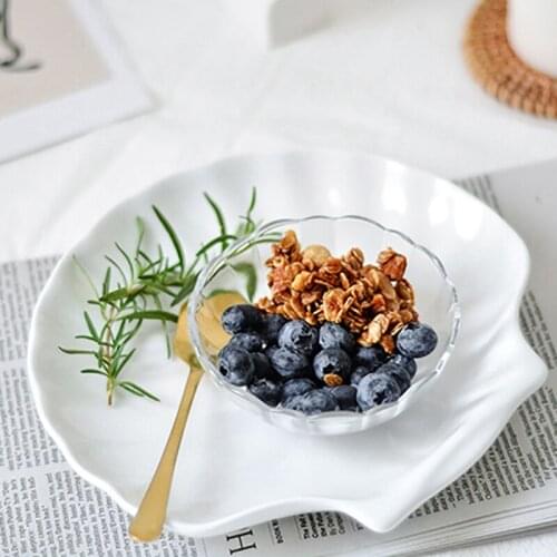 Kitchen Salad Plate Shell Heat Proof Plate Dish Plate For Canteen Home Kitchen Salad Plate Heat Proof Dessert Plate Dish Plate