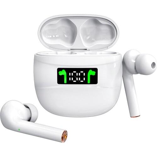 TWS Bluetooth 5.2 Earphone Wireless Earbuds Bass Stereo Touch Control LED Display Bluetooth Earphones With Microphone Super Bass