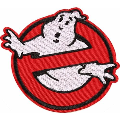 New 90*81mm Embroidered Ghost Busters Sew Iron On Patch Badges Bag Hat Jeans Applique