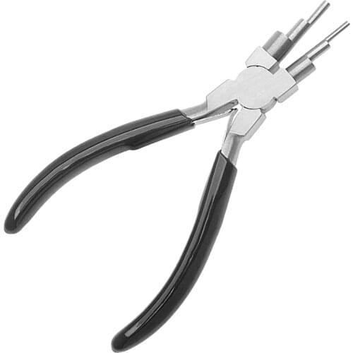 Carbon Steel Round Nose Pliers 6 in 1 Wire Wrapper Looping Forming Plier Jewelry Making Supplies