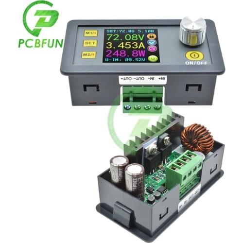 250W RD DP50V5A Constant Voltage Current Step-down Programmable Power Supply Module Buck Voltage Converter Color LCD Voltmeter
