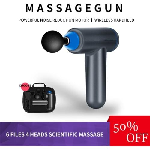 Handheld Massage Gun Deep Muscle Massager Muscle Pain Body Neck Massage Exercising Relaxation Slimming Shaping Pain Relief