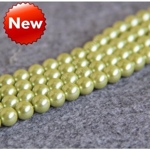 T8317 8mm light Green Glass pearl loose beadsFit For Making Bracelet&Necklace DIY Jewelry Fashion beautiful beads wholesale