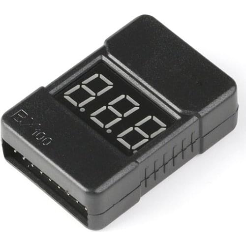 HotRc BX100 1-8S Lipo Battery Voltage Tester/Low Voltage Buzzer Alarm/Battery Voltage Checker With Dual Speakers For Lipo Toys