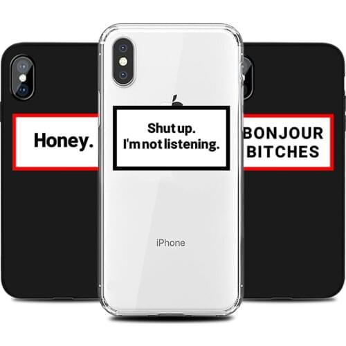 Funny Phone Case for IPhone 6s 7 8 11 12 Mini Plus Pro X XS MAX XR SE Cool Cases Soft Silicone Fitted TPU Back Accessories Cover