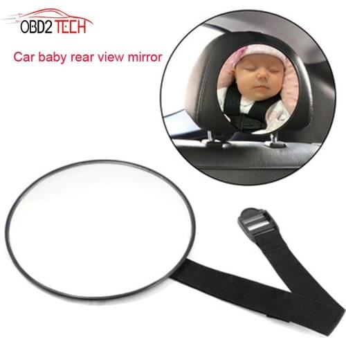 Car Back Seat Safety Easy View Mirror Baby Rear Ward Facing Car Interior Infant Care Square Kids Seats Mirror Car Accessories