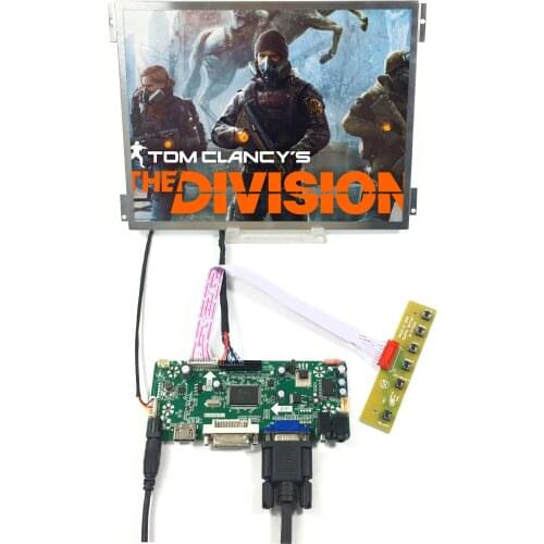 10.4inch G104XVN01.0 1024X768 IPS LCD Screen Replace G104X1-L04 HD MI VGA DVI LCD Controller Board lcd dsipay