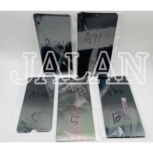 10Pcs Polarizer Adhesive For Samsung A51 A71 A10 A20 A30 A40 A50 A80 A70 A90 M10 M20 M30 A10S A20S LCD Polarizer film Repair