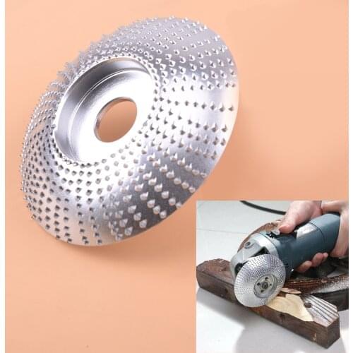 84mm Silver Metal Grinding Wheel Wood Sanding Carving Shaping Disc Fit For Angle Grinder