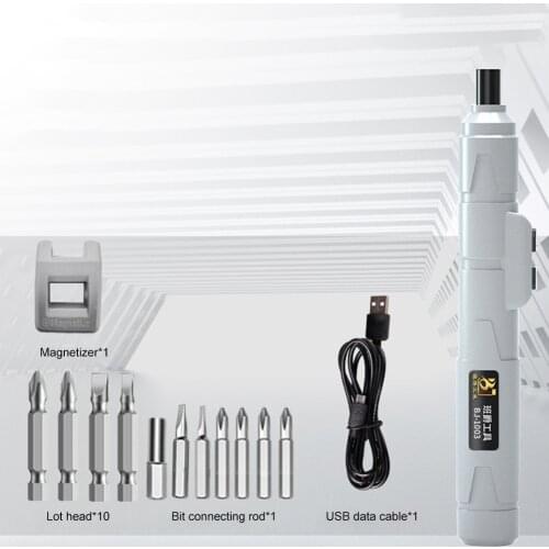 Pen Type Electrical Screwdriver Set Mini Rechargeable 3.6V Screw Driver with Bit Handle Phone Repair Hand Tools Kit dropshipping