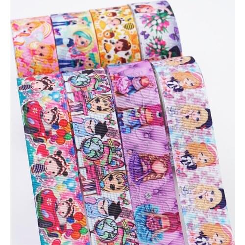 Free shipping Printed Grosgrain Ribbon Tape 38402