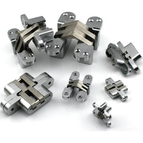 Security Gated Stainless Steel Hidden Cross Door Hinges CSL-05