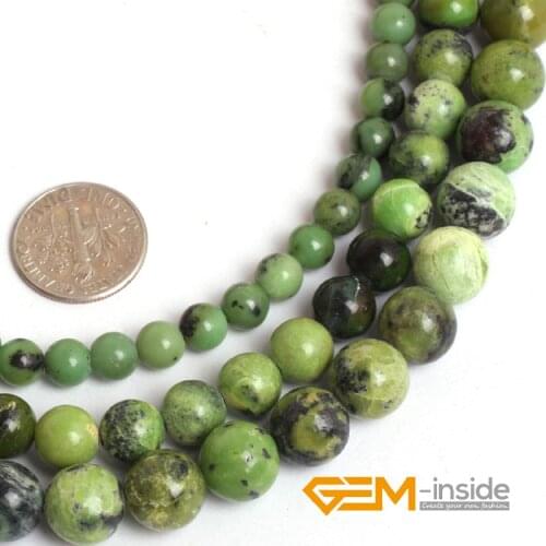 6mm 8mm 10mm African Turquoises Stone Beads Natural Stone Beads DIY Loose Beads For Jewelry Making Strand 15 Inches Wholesale
