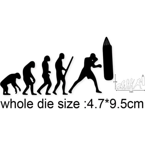 Evolution Fitness Taekwondo Metal Cutting Dies Stencils Diy Scrapbooking dies Card Making Embossing Dies Cut Craft Dies New 2020