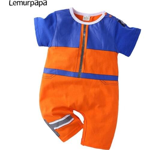 Summer Baby Rompers Newborn onesie Boy Girl Clothes 3D Anime Printing Cotton Short Onesies Baby Costume 0-2Y One-Pieces