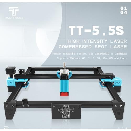 Twotrees Totem S 35W-40W Laser Engraving Machine DIY Easy Installation Connect to computer Support Laser GRBL For Cutter