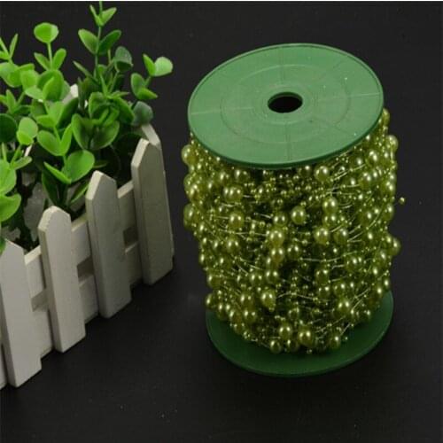 Wedding Party Essentials New 60 M Fishing Line Artificial Pearls Beads Chain Garland Flowers Party Decoration Home & Garden