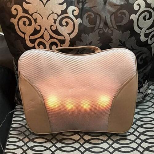 Car Massager Electric Multifunctional Massager with Heat for Back Waist Body Lumbar Support Office Home Shiatsu Massage Cushion