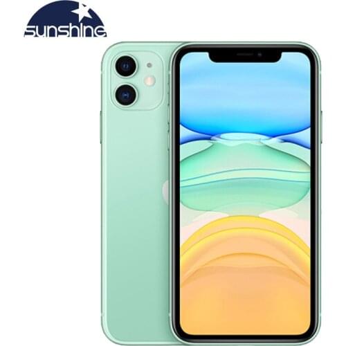 Unlocked Original iPhone 11 6.1" Liquid Retina Display A13 Bionic Chip LTE 4G RAM 4G ROM 64GB/128GB Face ID Smartphones