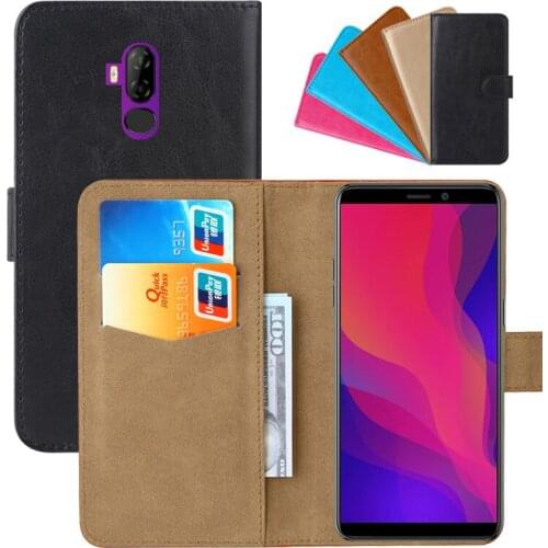 Luxury Wallet Case For Ulefone Power 3L PU Leather Retro Flip Cover Magnetic Fashion Cases Strap