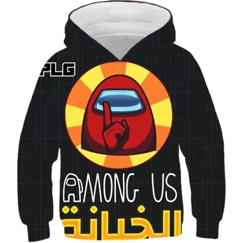 Among Us New Summer Youth Fashion Trend Games Childrens Sweaters Boys And Girls Pullovers long sleeves 4-14y for kids