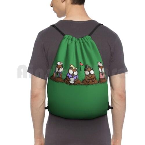The Bane Of Bushwood Backpack Drawstring Bags Gym Bag Waterproof Caddyshack Movie Movies 80S Funny Animal Animals Gopher
