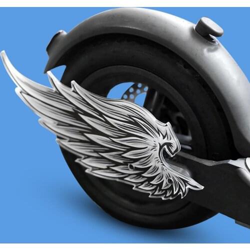 Scooter Rear Wing Rear Tail Brake Fender Wings Decor For Xiaomi Scooter Flying Shoes/wings Decoration For Xiaomi Scooter First