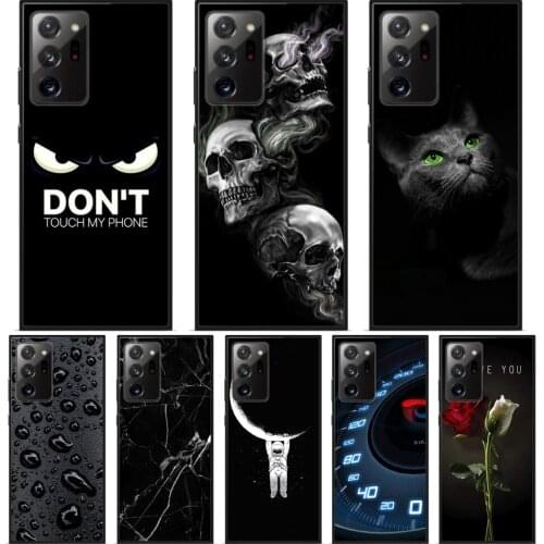 For Samsung Note 20 Ultra Case Cover TPU Soft Coque Silicone Back Cases for Samsung Galaxy Note 20 Funda Note20 S20 FE A12 Cover