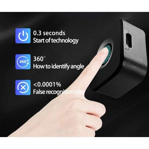 Smart Fingerprint Lock Drawer Lock Cabinet Lock usb Charging Electronic Lock