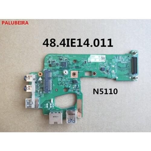 PALUBEIRA 48.4IE14.011 For Dell 15R N5110 DC POWER JACK SWITCH BOARD DQ15 NEC IO Audio USB Board