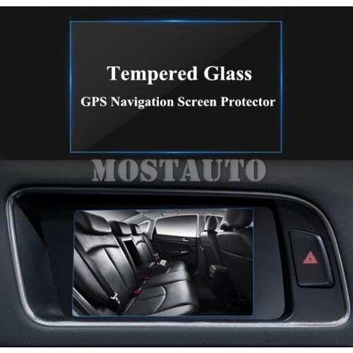 For Audi Q3 Q5 6.5 Inch Tempered Glass GPS Navigation Screen Protector 2009-2015 1pcs Car Accessories Interior Car Decor