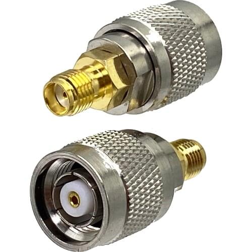 1pcs Connector Adapter RP-TNC Male Jack to SMA Female Jack RF Coaxial Converter Straight New