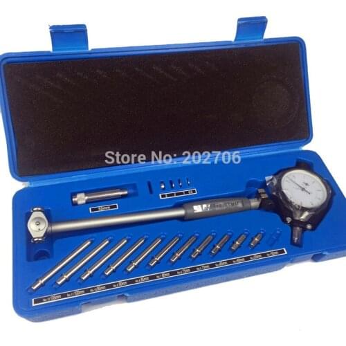 18-35mm 35-50mm 50-160mm/0.01mm Dial Bore Gauge Center Ring Dial Indicator Micrometer Gauges Measuring Tools