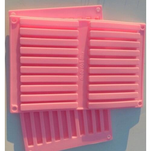 20 cavity Stick finger shape silicone mold fondant cake decoration mold ice mold resin clay craft mold DIY tool