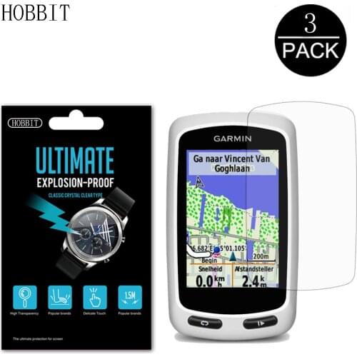 3Pcs Nano Anti-shock Film For Garmin Edge 800 810 E800 E810 GPS Screen Protector Anti-Scratch Water-proof HD PET Film Not Glass