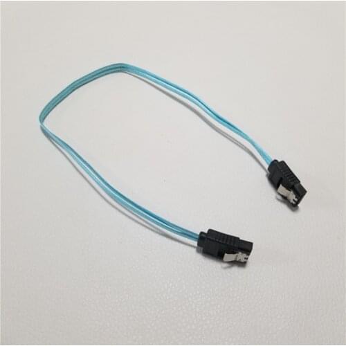 5pcs/lot HDD SSD Dual Channel 7pin SATA 3.0 Female to Female F/F Extension Data SAS Cable Shielding Blue 6Gbps 20cm