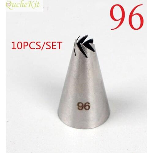 #96 Pastry Decorating Tools Cream Nozzles Stainless Steel Icing Piping Nozzles Cupcake Decorating Tips Baking Pastry Tools