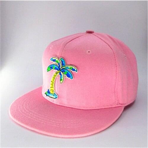 Coconut tree embroidery Baseball Cap hip-hop cap Adjustable Snapback Hats for men and women 330