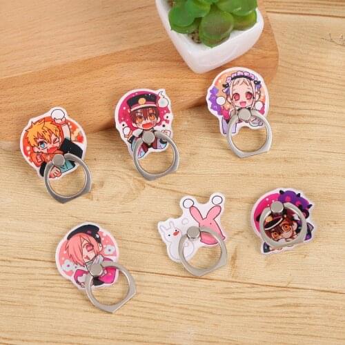 Mobile Phone Stand Holder Anime Toilet-Bound Hanako-kun Phone Finger Ring Holder For iPhone Huawei Xiaomi All Phone