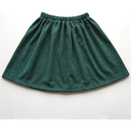 Dark blue 2021 New Spring Girls Skirt Autumn Winter Children Clothes Kids Corduroy Skirts Baby Girl Skirt tutu princess Vestido