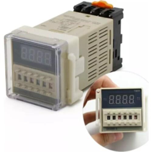DH48S-1Z 0.01S-99H99M Time Relay 220V/110V/380V/24V/12V 8 Pin Digital Delay Timer