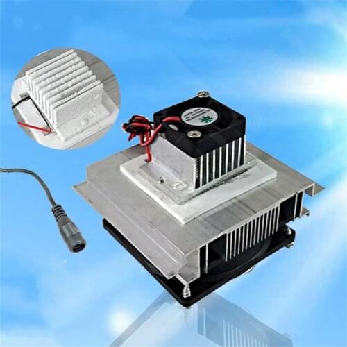 Homemade pet electronic semiconductor refrigeration tablets diy refrigerator kit manual pet small air conditioning 12v home suit