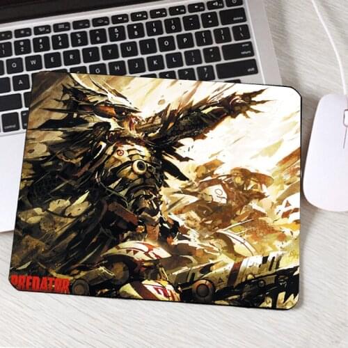 Small Size 220x180x2MM Rubber Mini PC Computer Gaming Mouse-pad Predator Warriors Pattern Table Desk Mouse Pad Play Mat for Game