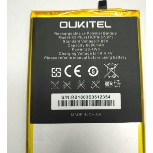 Аккумуляторы для телефонов Oukitel K3 MLLSE China At AliExpress