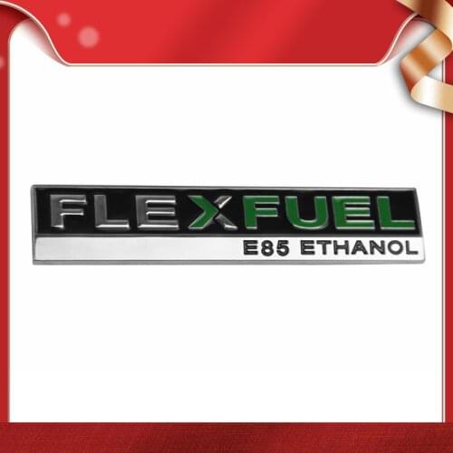 3D FlexFuel Flex Fuel E85 Ethanol for Yukon Sierra Silverado Hood Fender trunk Rear Bonnet Nameplate Decal Emblem Badge Sticker