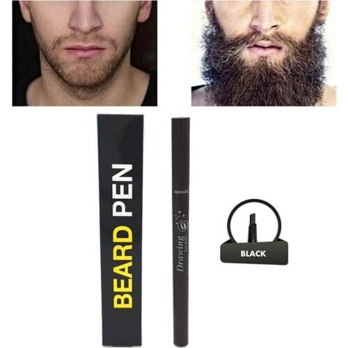 New Men Beard Growth Pen Facial Hair Sideburn Mustache Repair Shape Regrowth Pen Beard Enhancer Nourish Shaping Anti Hair Loss