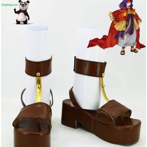 Fire Emblem: Radiant Dawn Sanaki Kirsch Altina Sanaki Kirushu Orutina Dark Brown Cosplay Shoes Boots CosplayLove