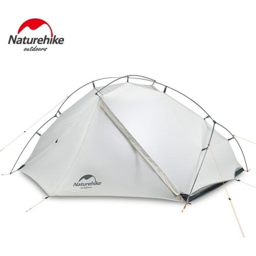 Naturehike VIK Camping Tent 15D Ultralight Outdoor 1 2 Person Travel Camping Tent With Mat Portable Camp Equipment Rainproof